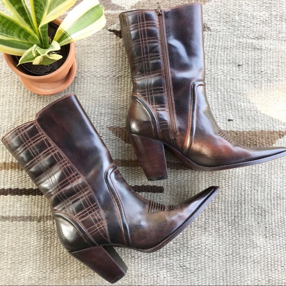 Lucchese Charlie1Horse Pointed Toe Cowboy Boot | 8